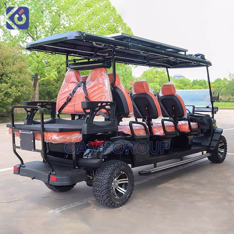 Custom Golf Cart Manufacturer Mexico | 6+2 Seat Electric Golf Cart – Image 10