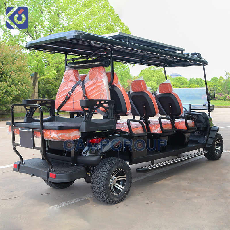 Custom Golf Cart Manufacturer Mexico | 6+2 Seat Electric Golf Cart - Imagen 10