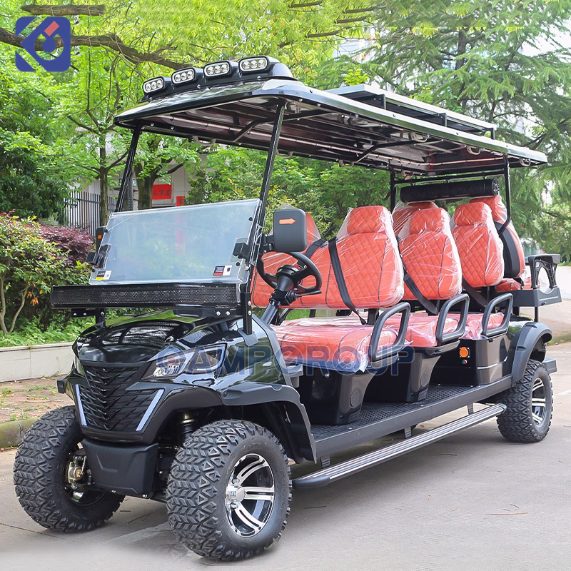 Fabricant de voiturettes de golf personnalisées Mexique | Voiturette de golf électrique 6+2 places