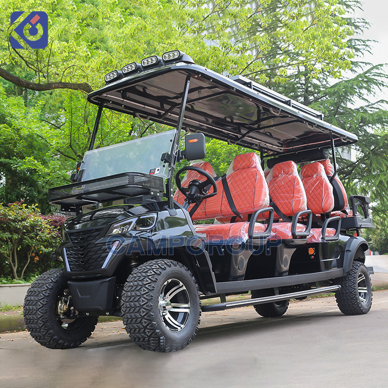 Custom Golf Cart Manufacturer Mexico | 6+2 Seat Electric Golf Cart - Imagen 4