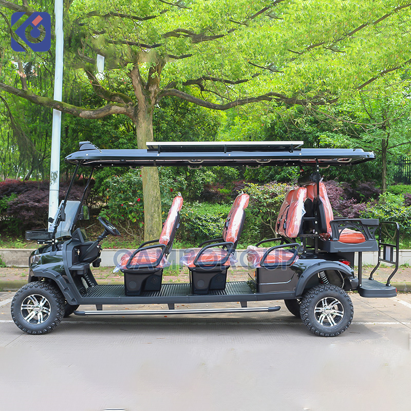 Custom Golf Cart Manufacturer Mexico | 6+2 Seat Electric Golf Cart - Imagen 5