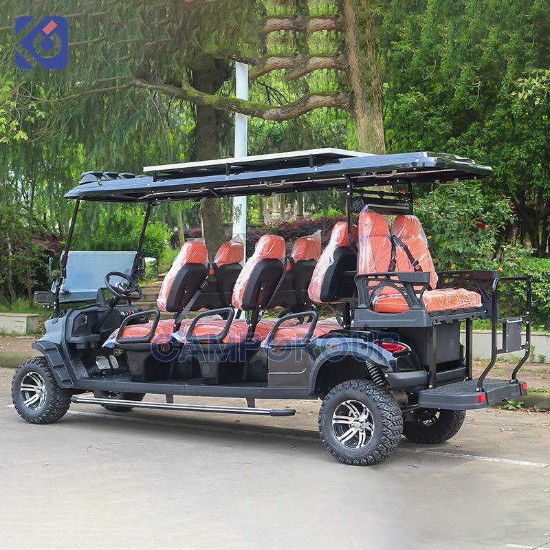 Custom Golf Cart Manufacturer Mexico | 6+2 Seat Electric Golf Cart - Imagen 6