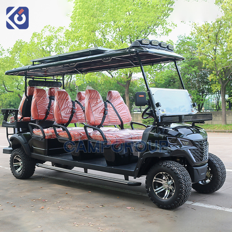 Custom Golf Cart Manufacturer Mexico | 6+2 Seat Electric Golf Cart - Imagen 9