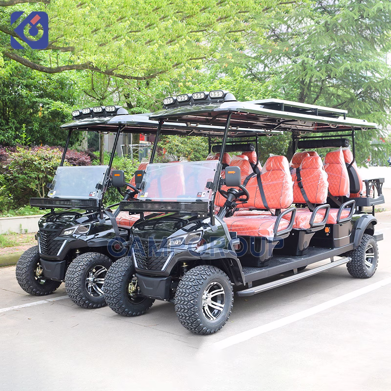 Custom Golf Cart Manufacturer Mexico | 6+2 Seat Electric Golf Cart – Image 2