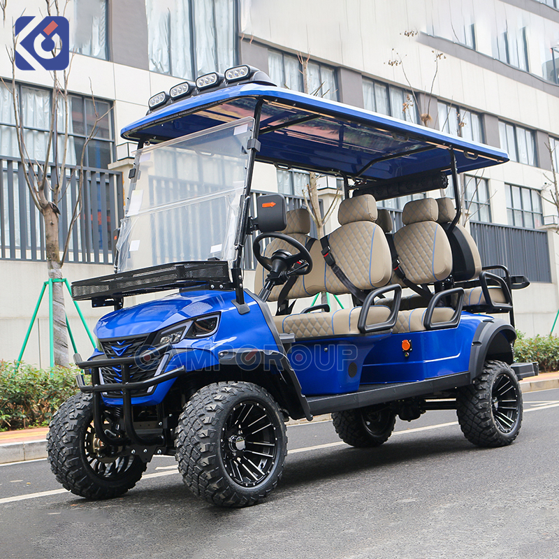 Carrito de Golf Eléctrico 4+2 Plazas para Campos de Golf en España - Imagen 2