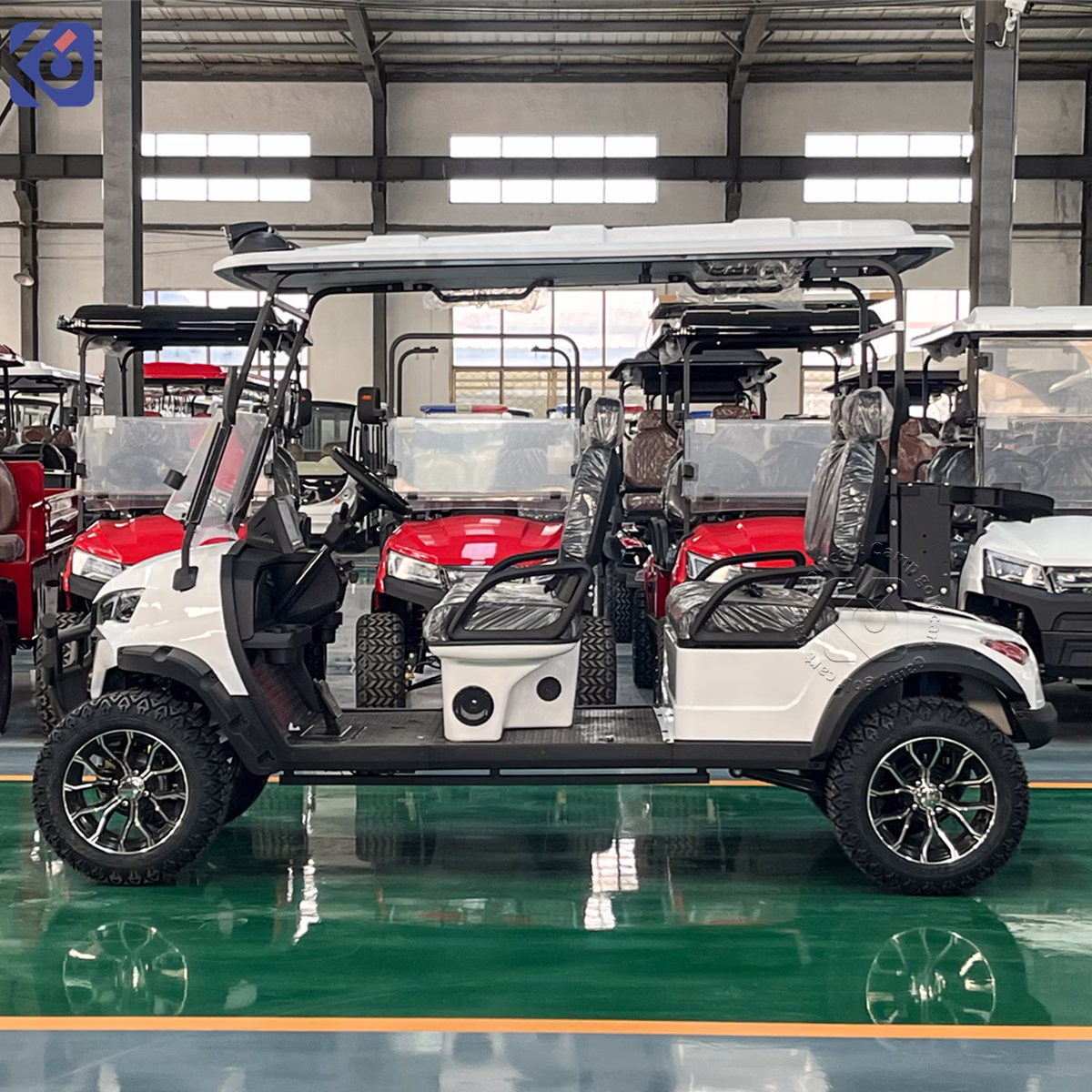 4-Seater Electric Golf Cart for Sale in Belize | Custom Utility Vehicle for Resorts & Communities – Bild 3