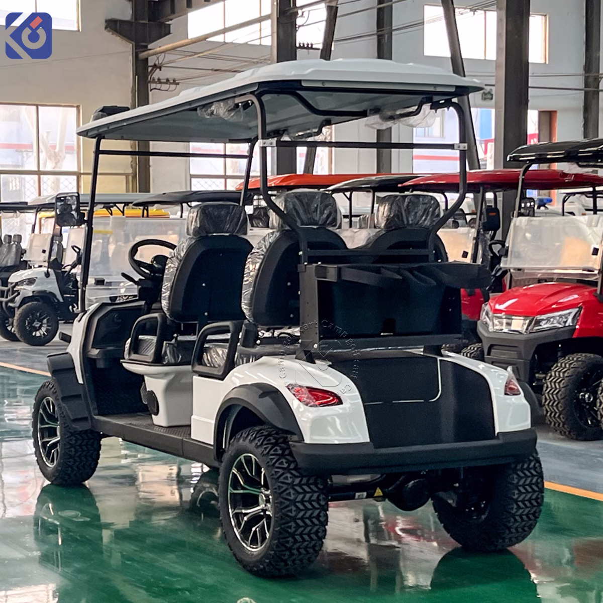 4-Seater Electric Golf Cart for Sale in Belize | Custom Utility Vehicle for Resorts & Communities – Bild 4