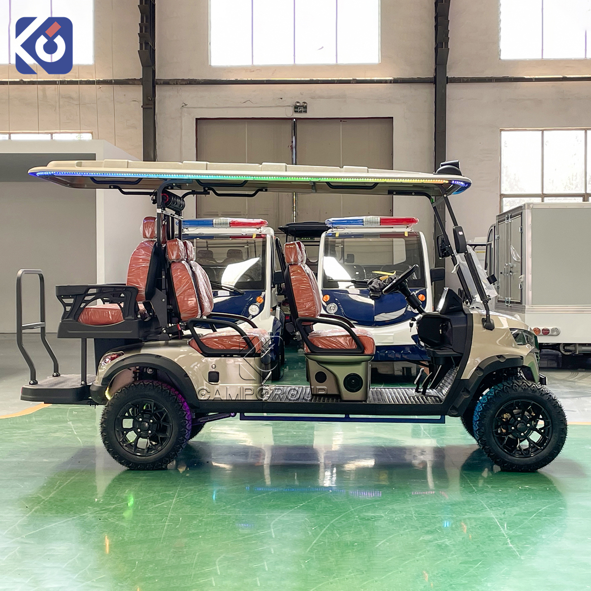 Custom 4-Seater Electric Golf Cart for Canada | Luxury Lithium Utility Vehicle - Image 5