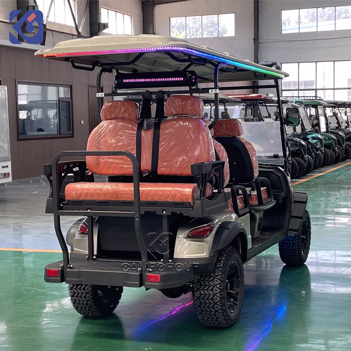 Custom 4-Seater Electric Golf Cart for Canada | Luxury Lithium Utility Vehicle - Image 6