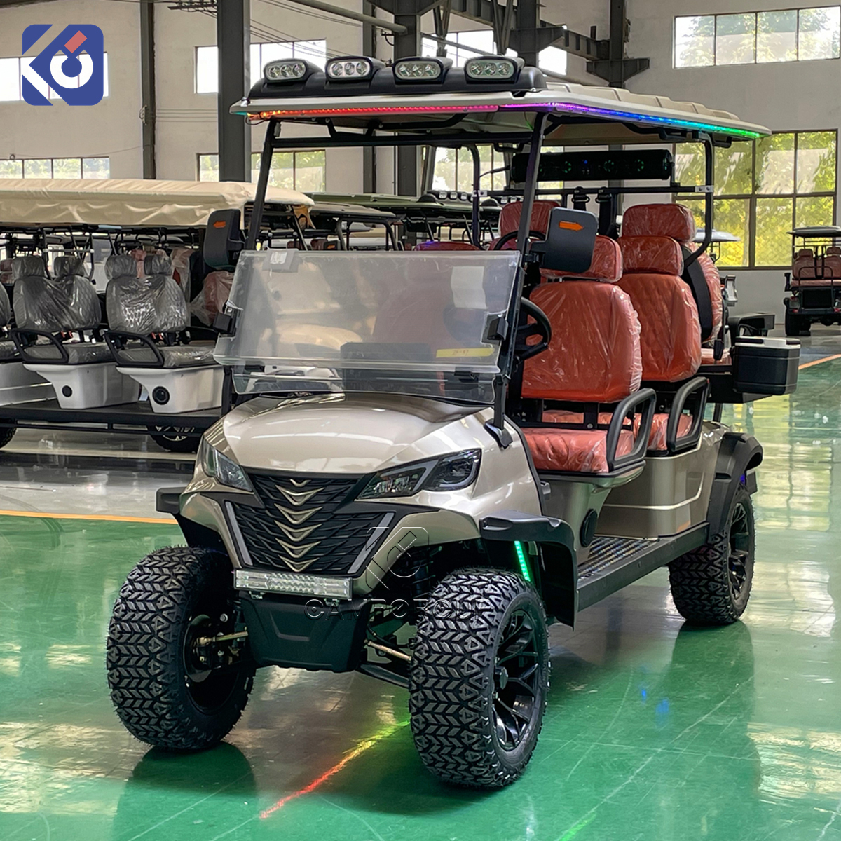 Custom 4-Seater Electric Golf Cart for Canada | Luxury Lithium Utility Vehicle - Image 9