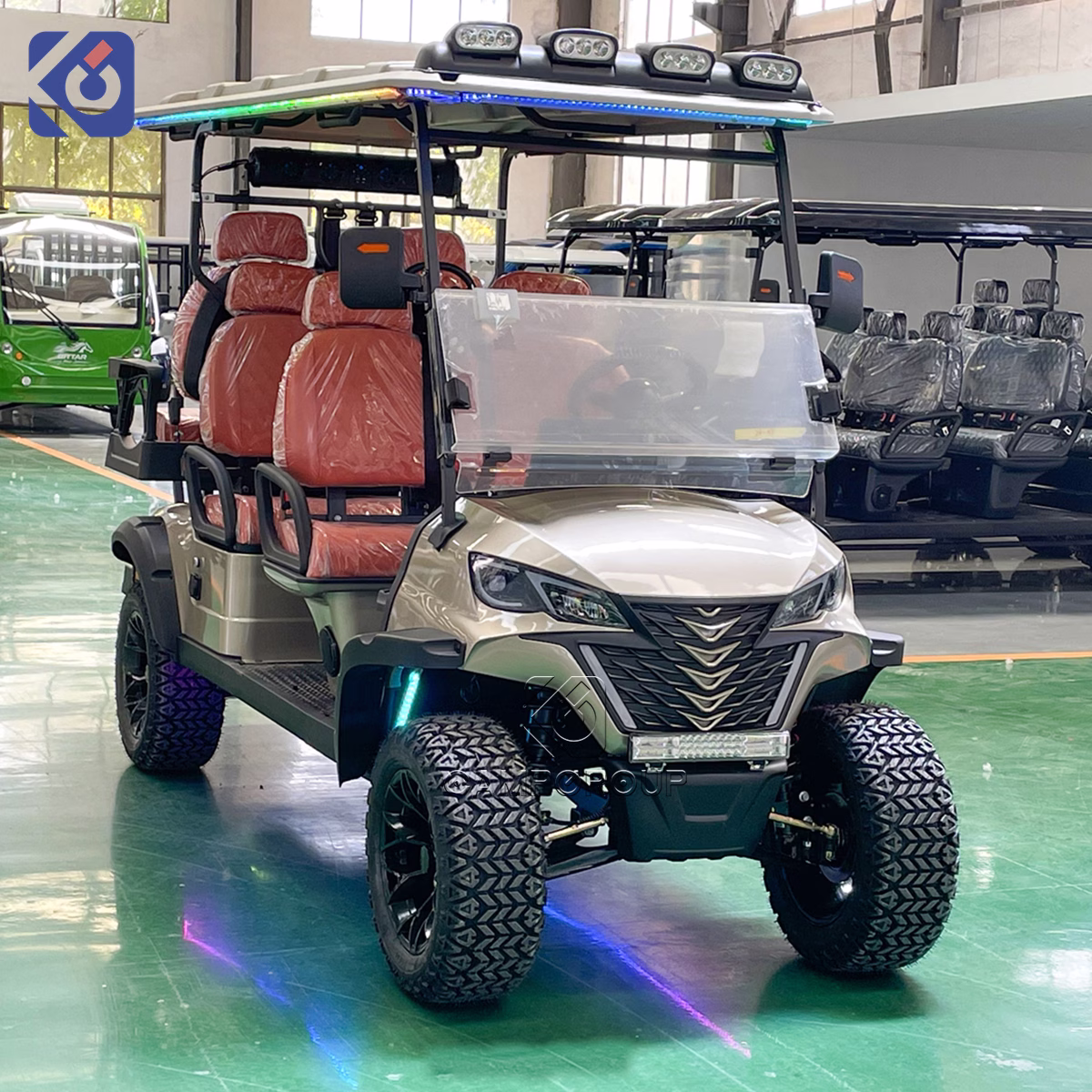 Custom 4-Seater Electric Golf Cart for Canada | Luxury Lithium Utility Vehicle - Image 4