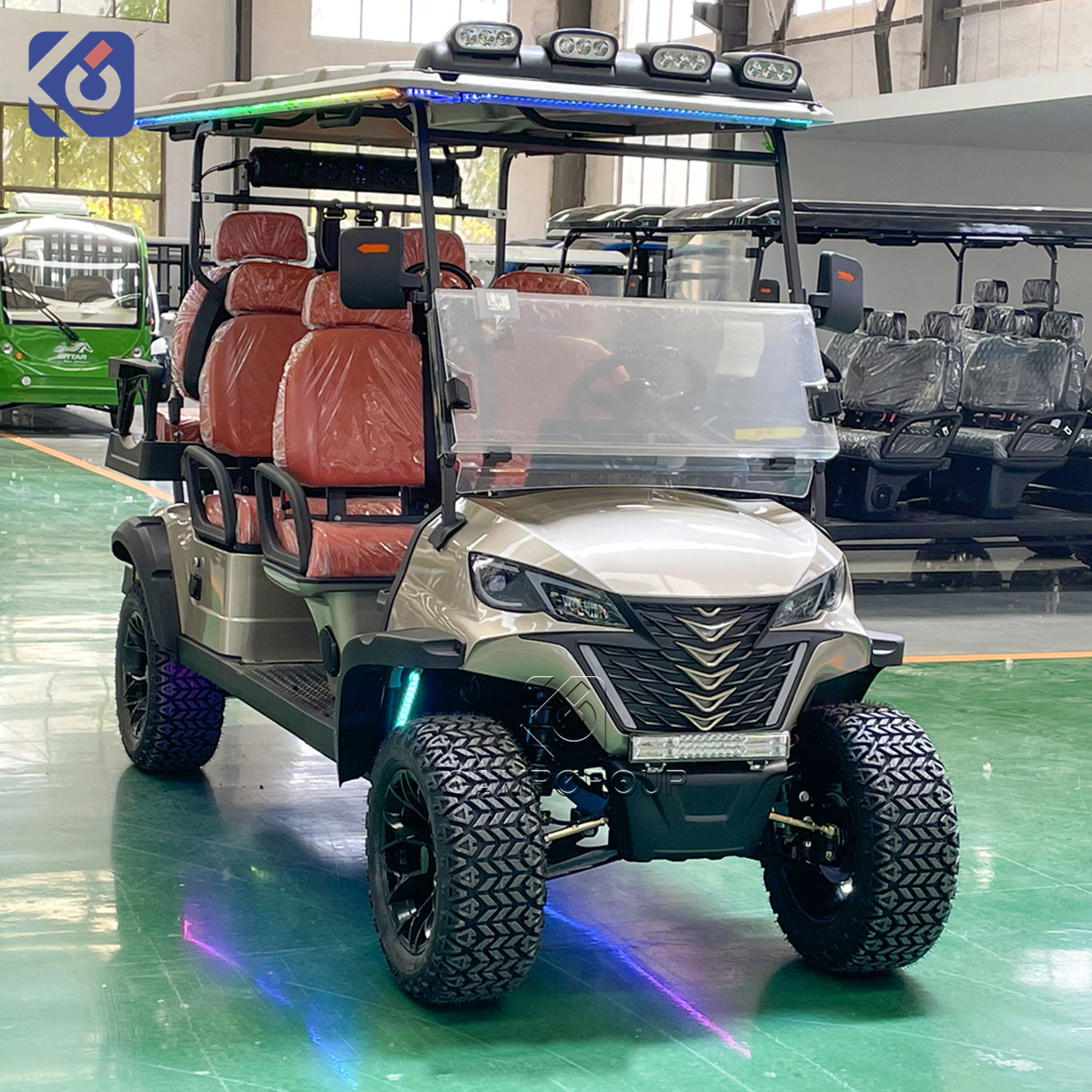 Custom 4-Seater Electric Golf Cart for Canada | Luxury Lithium Utility Vehicle - Image 4