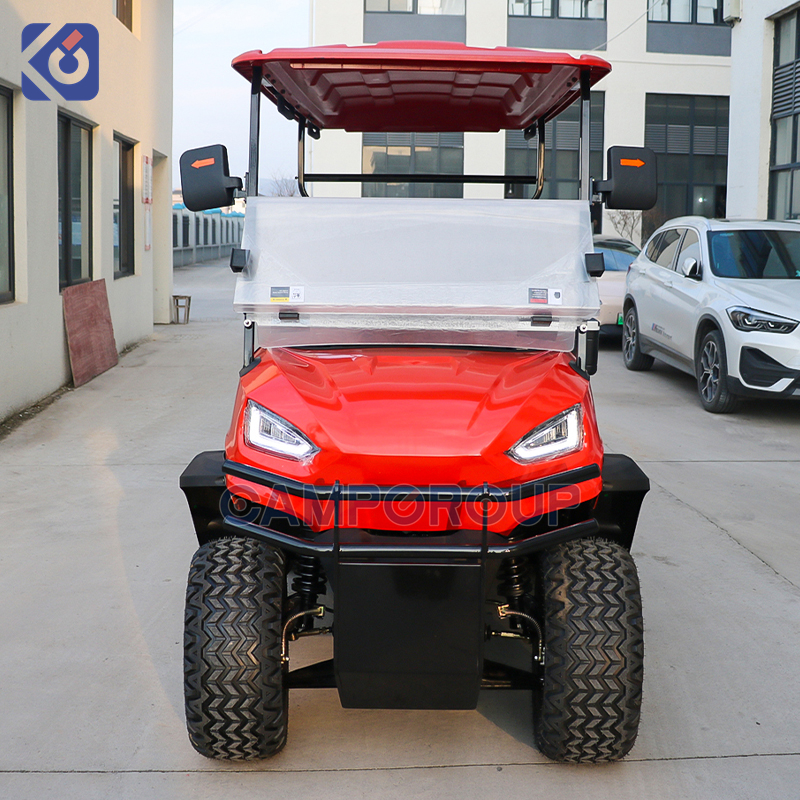 Voiturette de golf électrique 4 places personnalisée pour les États-Unis | Véhicule utilitaire de rue et de villégiature