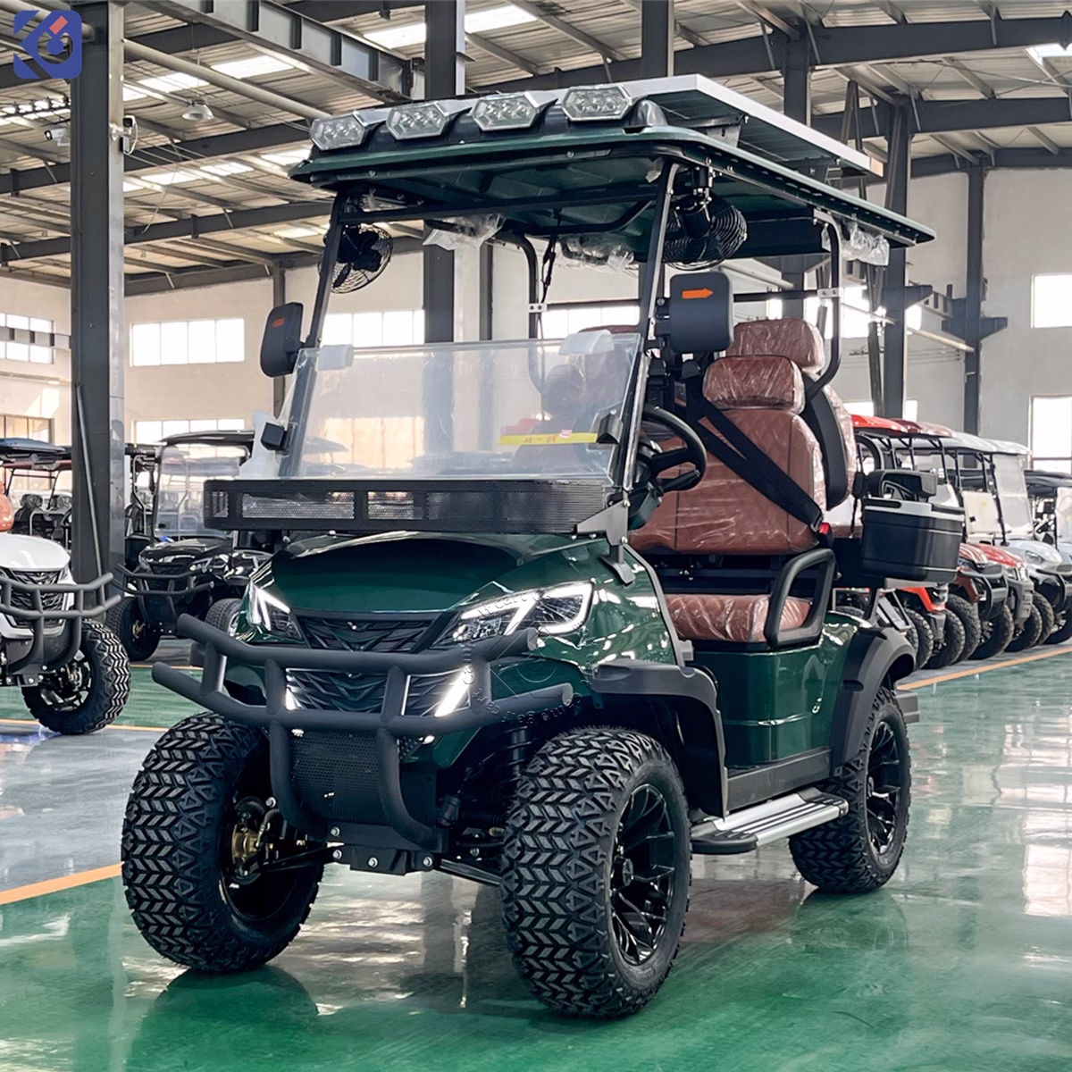 Custom 4-Seater Golf Cart with 72V Lithium Battery | Ideal for Parks, Airports & Stadiums – Bild 7