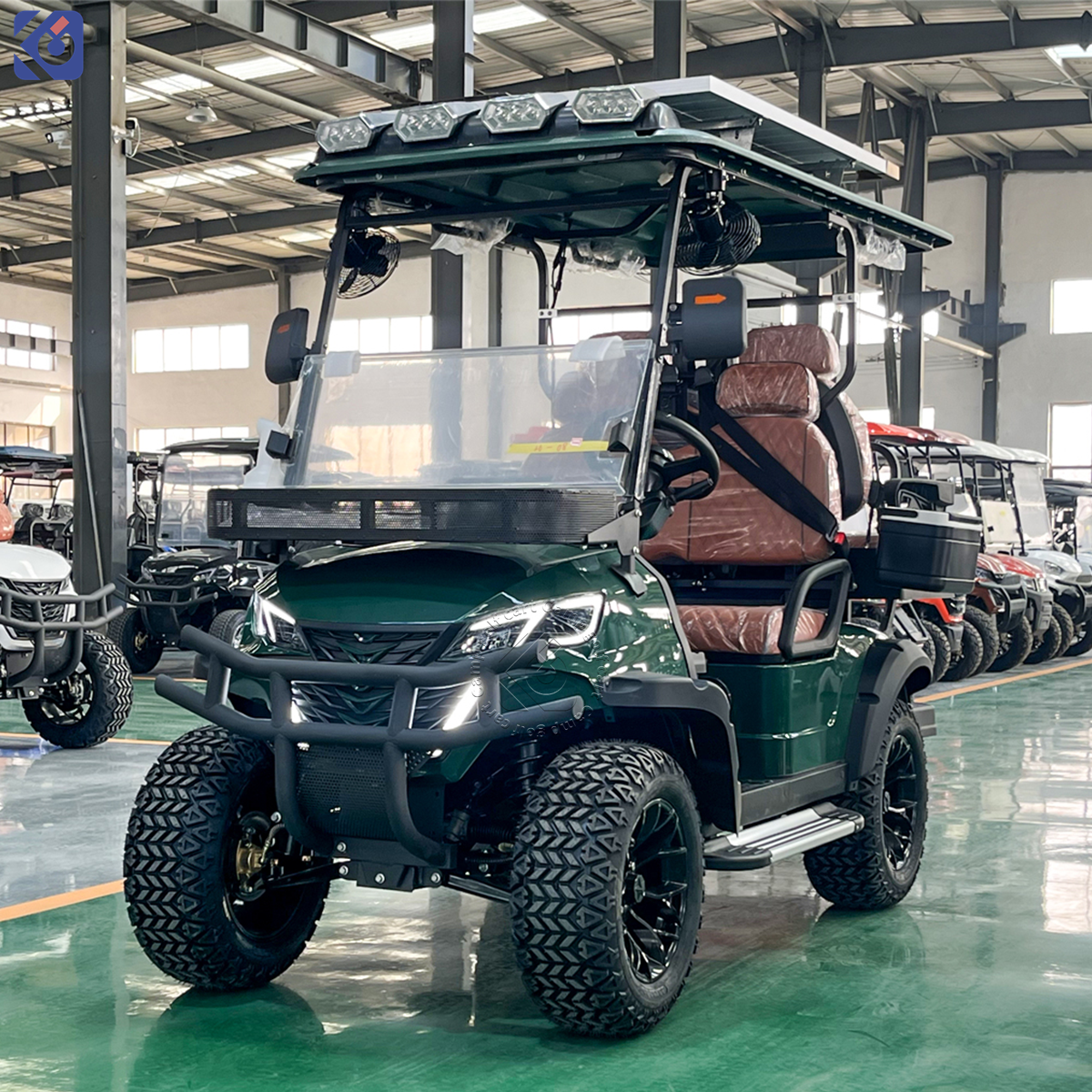 Custom 4-Seater Golf Cart with 72V Lithium Battery | Ideal for Parks, Airports & Stadiums - Image 7