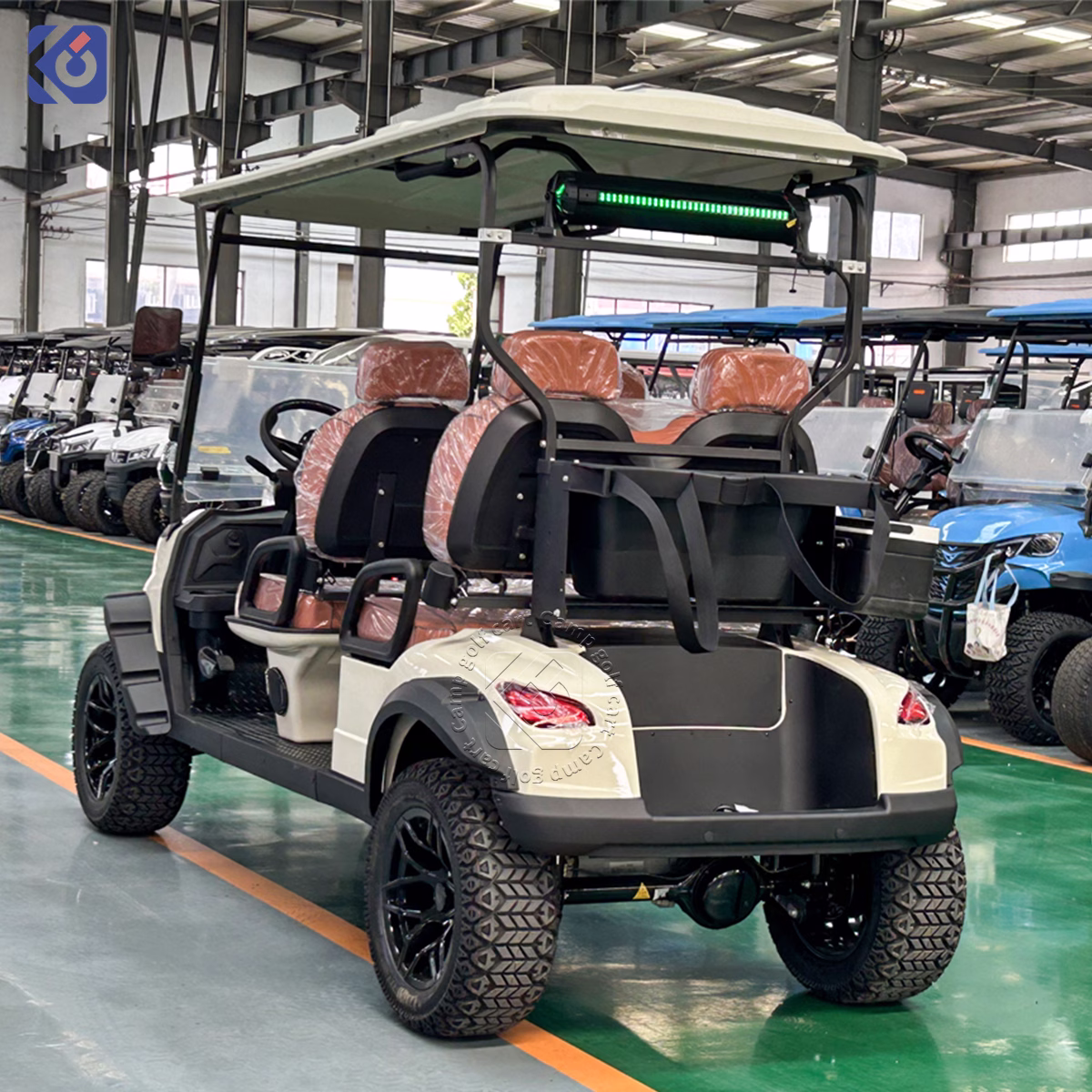 Custom 4-Seater Golf Cart for Saint Lucia | Factory-Built Electric & Gas Models – Bild 5
