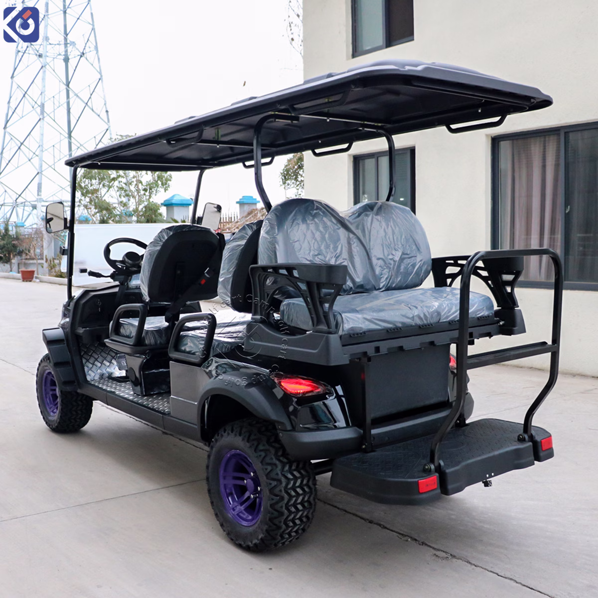 Custom 6-Seater Golf Cart for Jamaica | Long-Range Lithium Power – Bild 6
