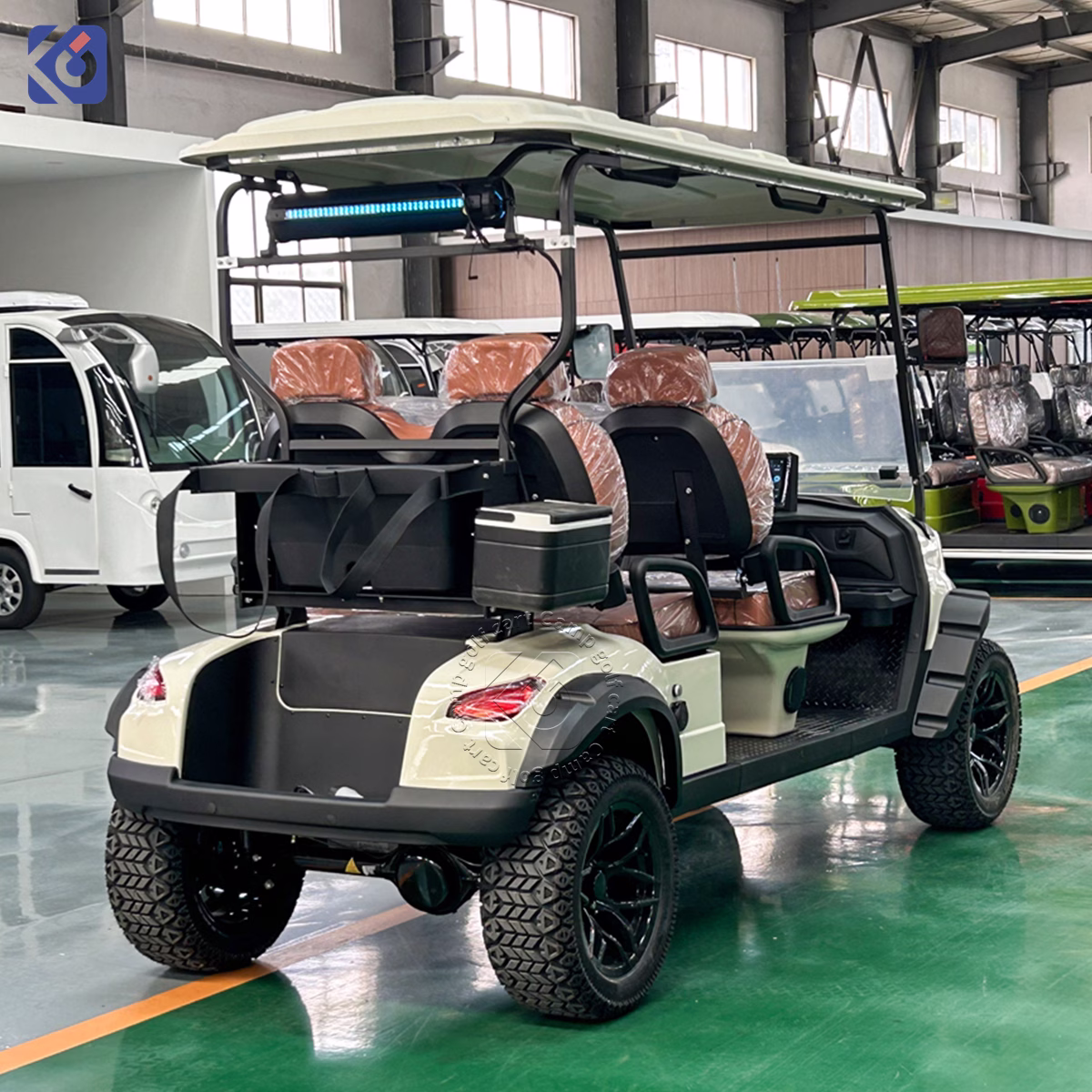 Custom 4-Seater Golf Cart for Saint Lucia | Factory-Built Electric & Gas Models – Bild 6
