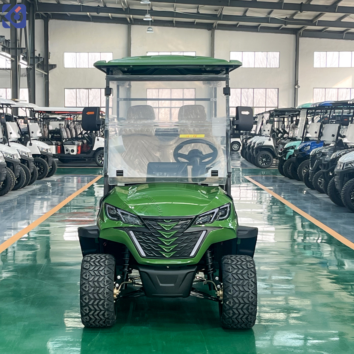 6-Seater Custom Electric Golf Cart for Parks, Resorts & Courses in Nicaragua - Afbeelding 2