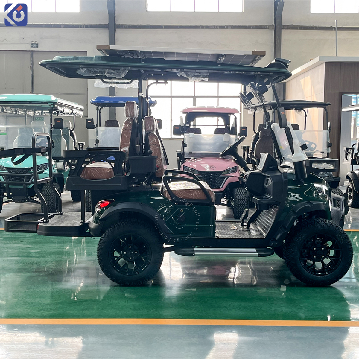 Custom 4-Seater Golf Cart with 72V Lithium Battery | Ideal for Parks, Airports & Stadiums - Image 5