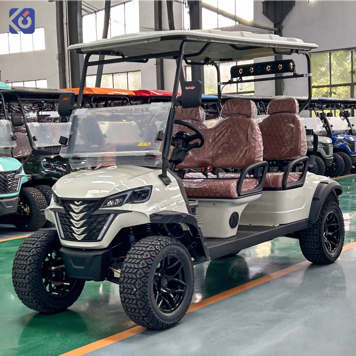 Custom 4-Seater Golf Cart for Saint Lucia | Factory-Built Electric & Gas Models – Bild 2