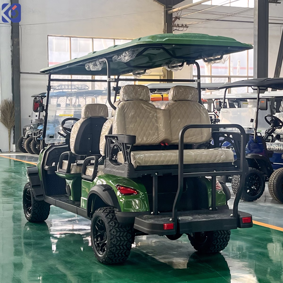 6-Seater Custom Electric Golf Cart for Parks, Resorts & Courses in Nicaragua – Bild 6