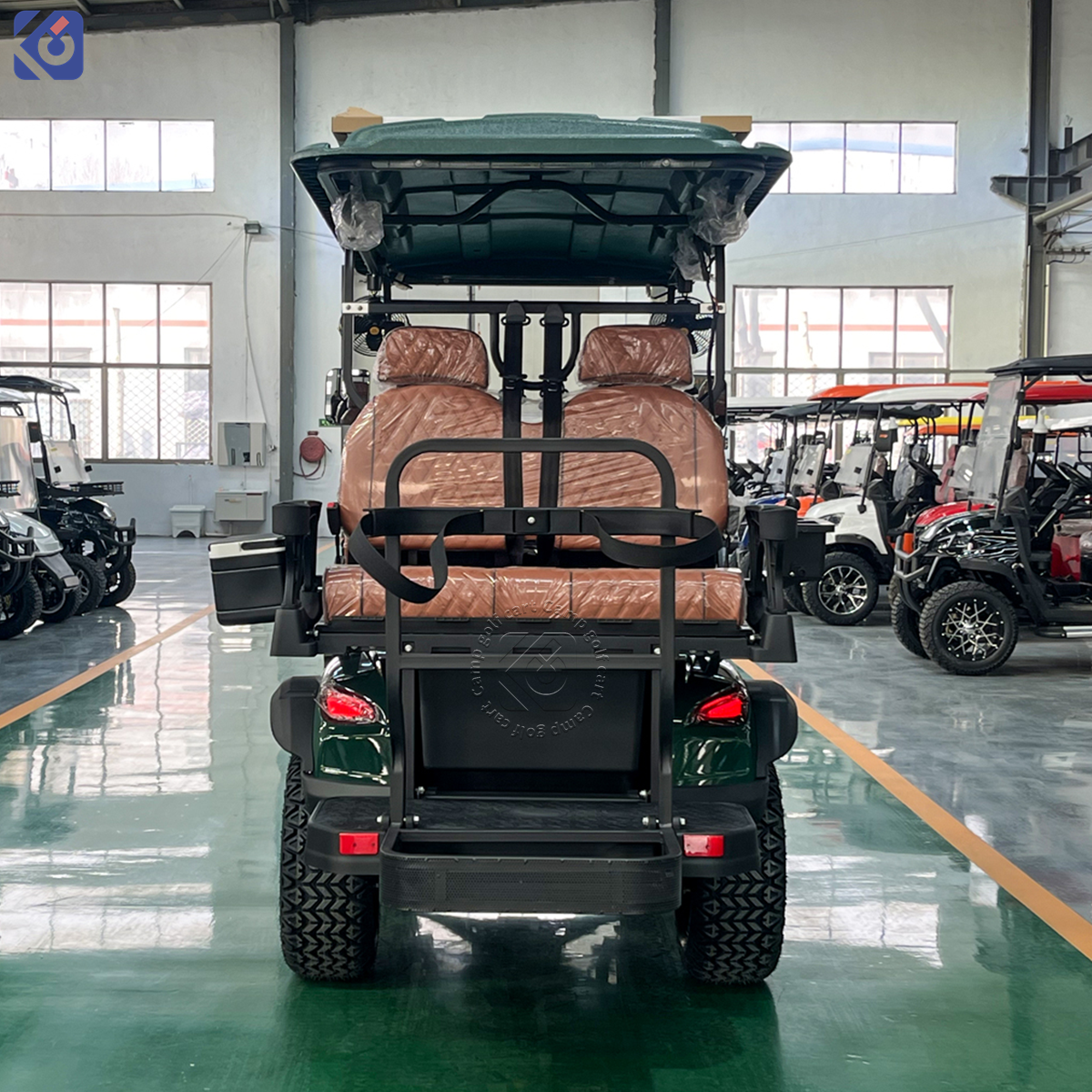 Custom 4-Seater Golf Cart with 72V Lithium Battery | Ideal for Parks, Airports & Stadiums - Image 4