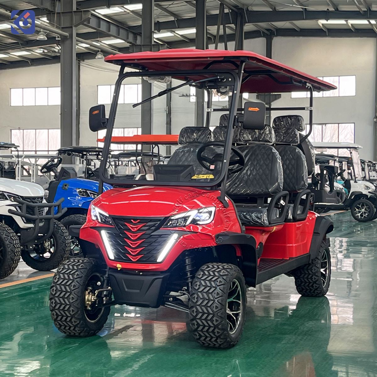 Custom 6-Seat Golf Cart for Bahamas | Premium Electric Golf Cart Manufacturer - Image 2