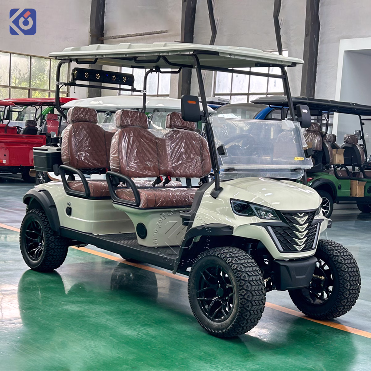 Custom 4-Seater Golf Cart for Saint Lucia | Factory-Built Electric & Gas Models – Bild 7
