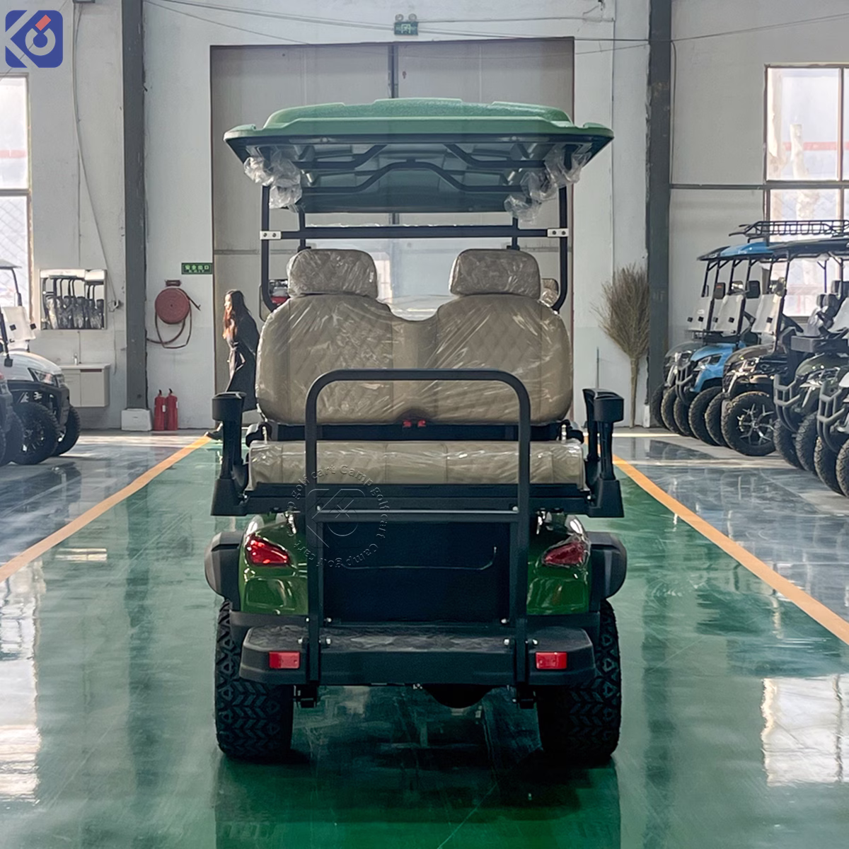 6-Seater Custom Electric Golf Cart for Parks, Resorts & Courses in Nicaragua – Bild 5