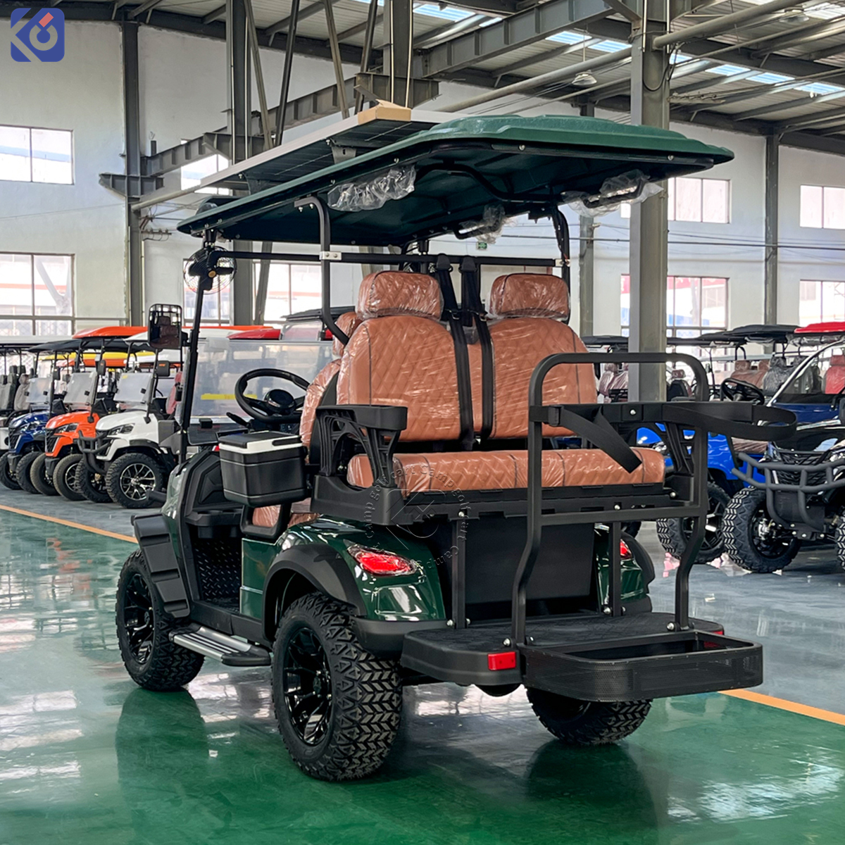 Custom 4-Seater Golf Cart with 72V Lithium Battery | Ideal for Parks, Airports & Stadiums - Image 3