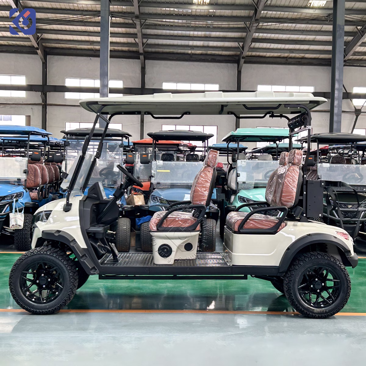 Custom 4-Seater Golf Cart for Saint Lucia | Factory-Built Electric & Gas Models – Bild 3