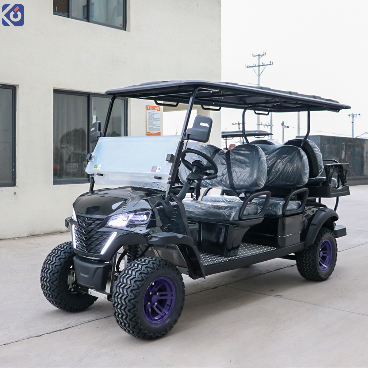 Custom 6-Seater Golf Cart for Jamaica | Long-Range Lithium Power - Image 3