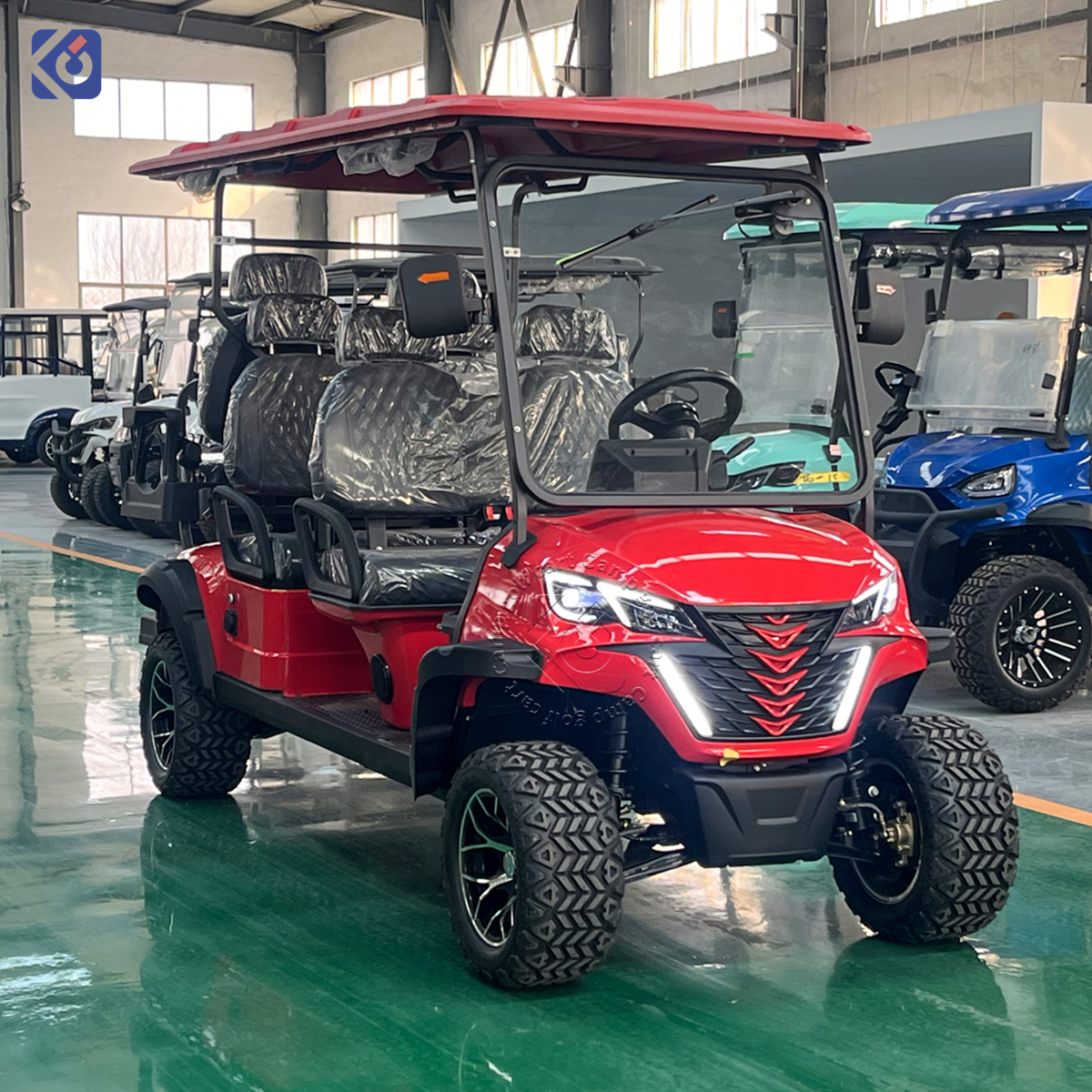 Custom 6-Seat Golf Cart for Bahamas | Premium Electric Golf Cart Manufacturer - Image 7