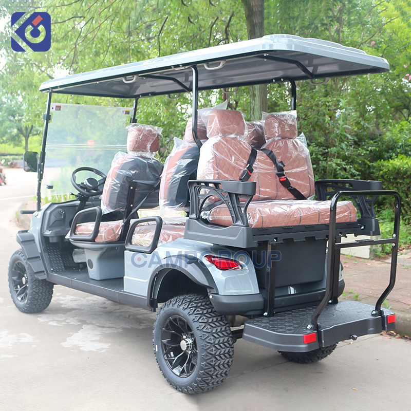 Custom 6 Seater Lithium Golf Cart for Resorts, Parks & Airport Transport – Image 4