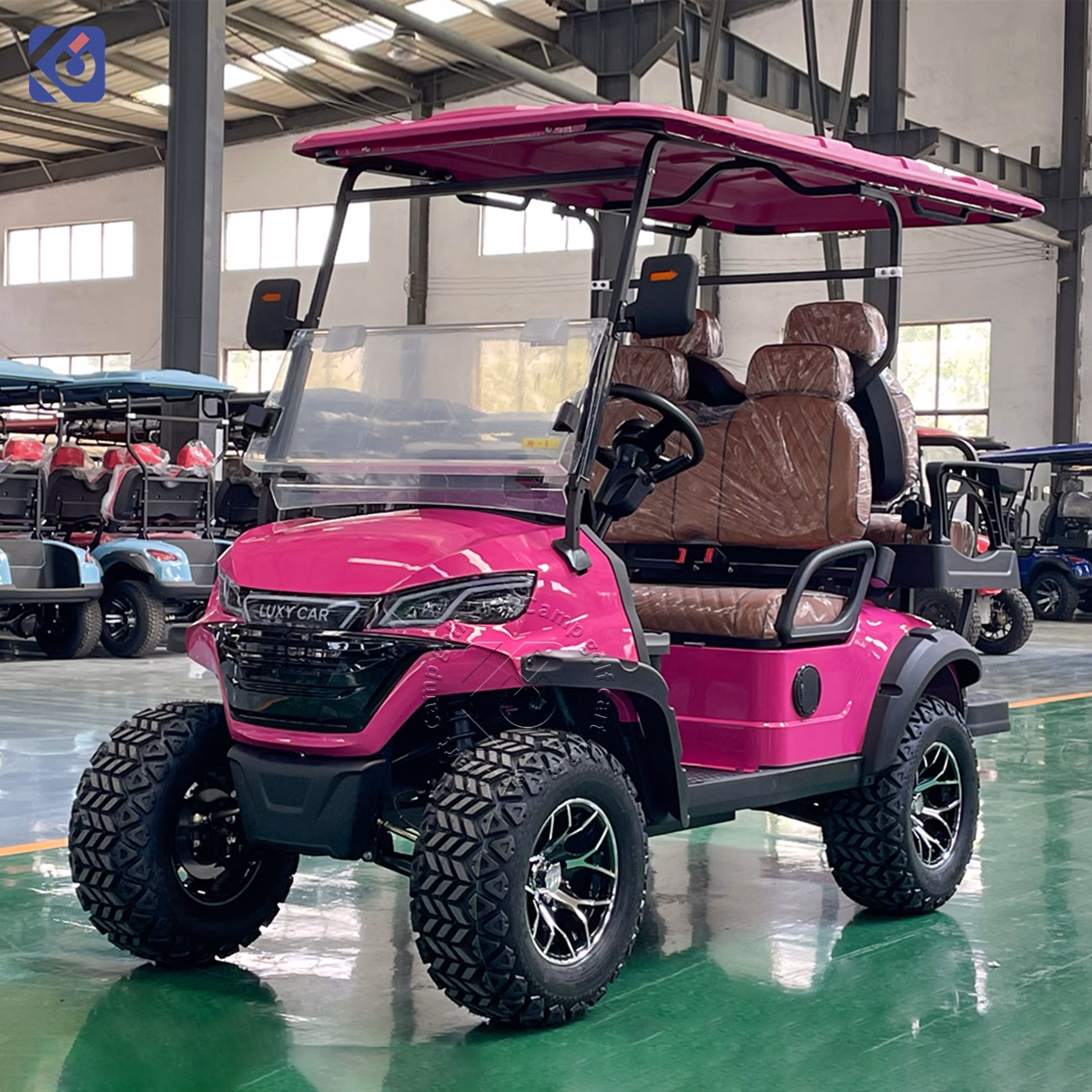 Custom 4-Seater Golf Cart for Dominica | CE Certified Manufacturer - Image 8
