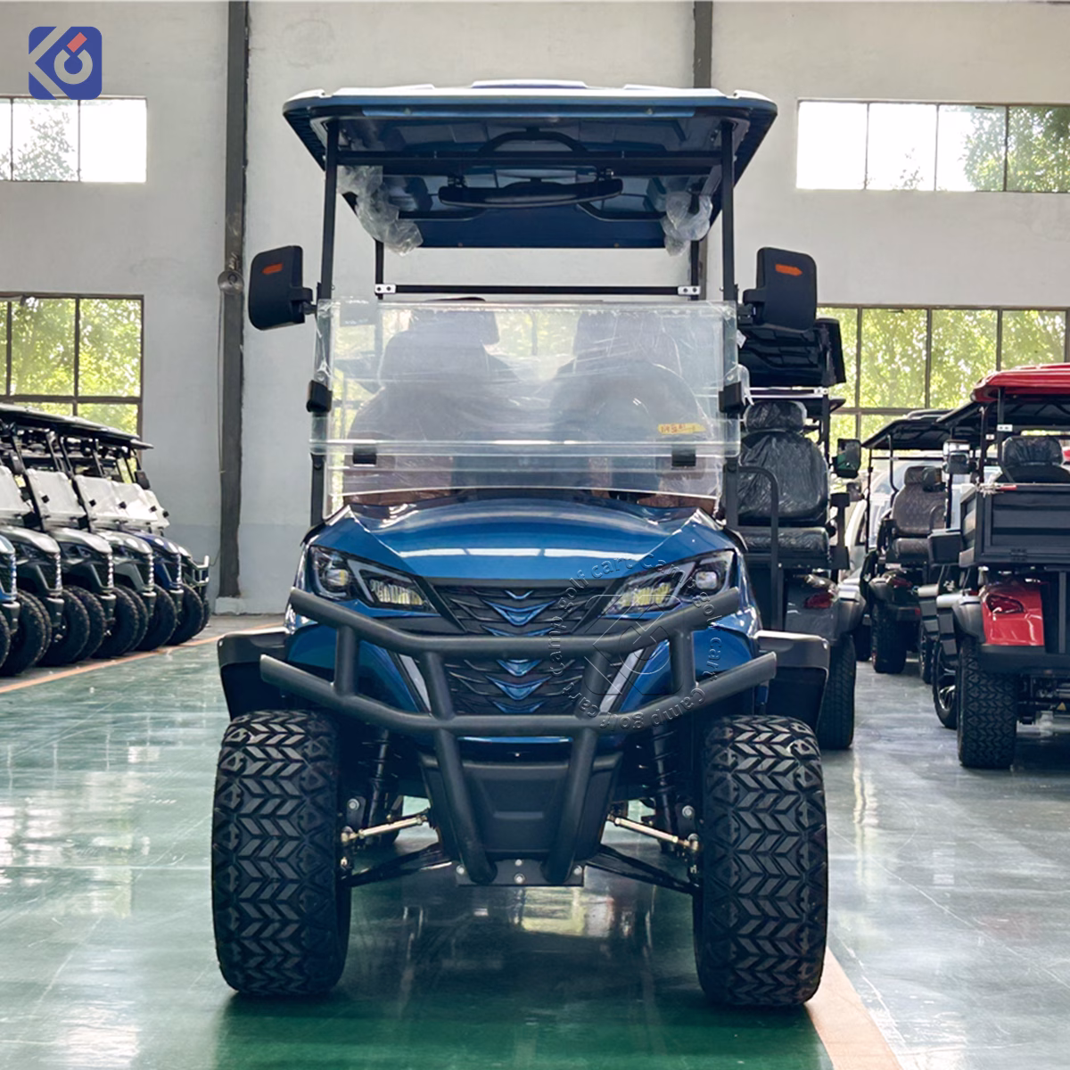 Custom 6 Seater Electric Golf Cart with 72V Lithium Battery - Image 3