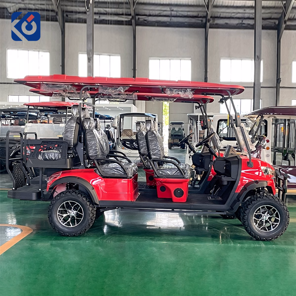 Custom 6 Seater Electric Golf Cart for Europe | CE Certified Golf Cart Manufacturer - Image 4