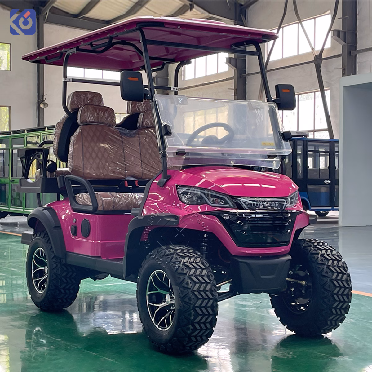 Custom 4-Seater Golf Cart for Dominica | CE Certified Manufacturer - Image 2