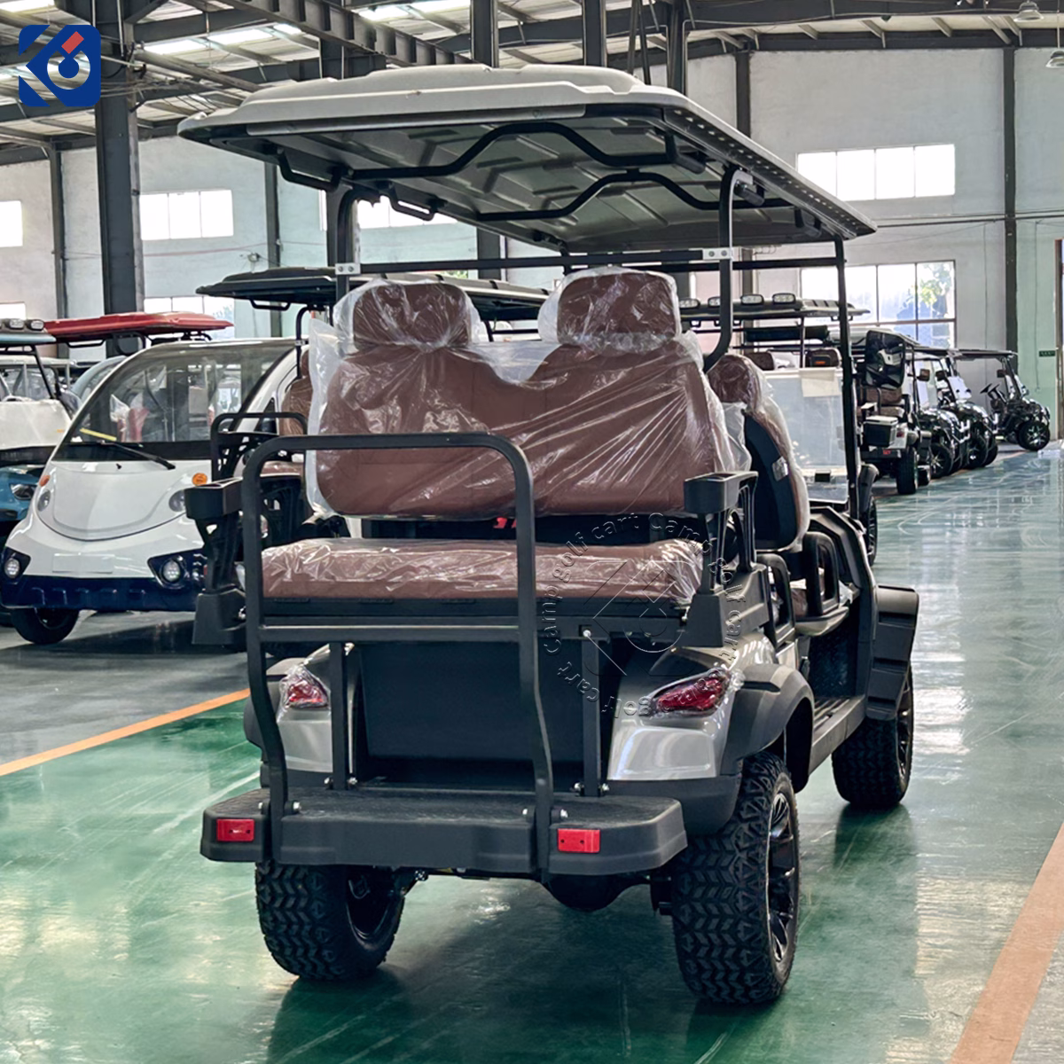 Custom 6 Seater Electric Golf Cart Designed for Belgium Market - Image 6