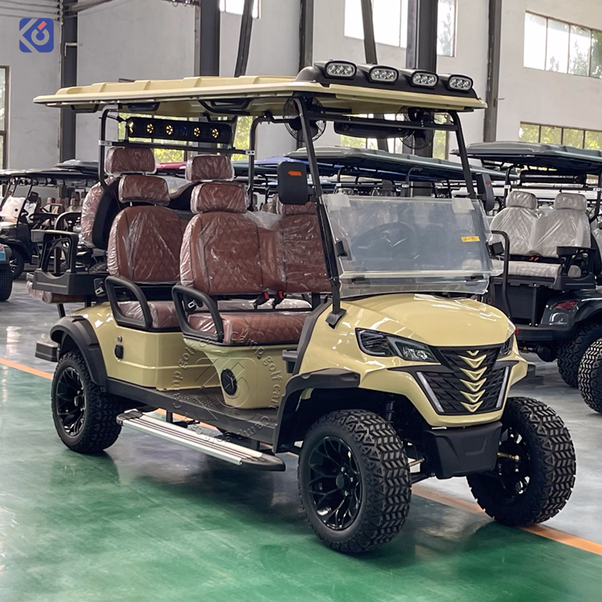 Custom 6-Seater Electric Golf Cart for Resorts, Hotels & Commercial Use - Image 3