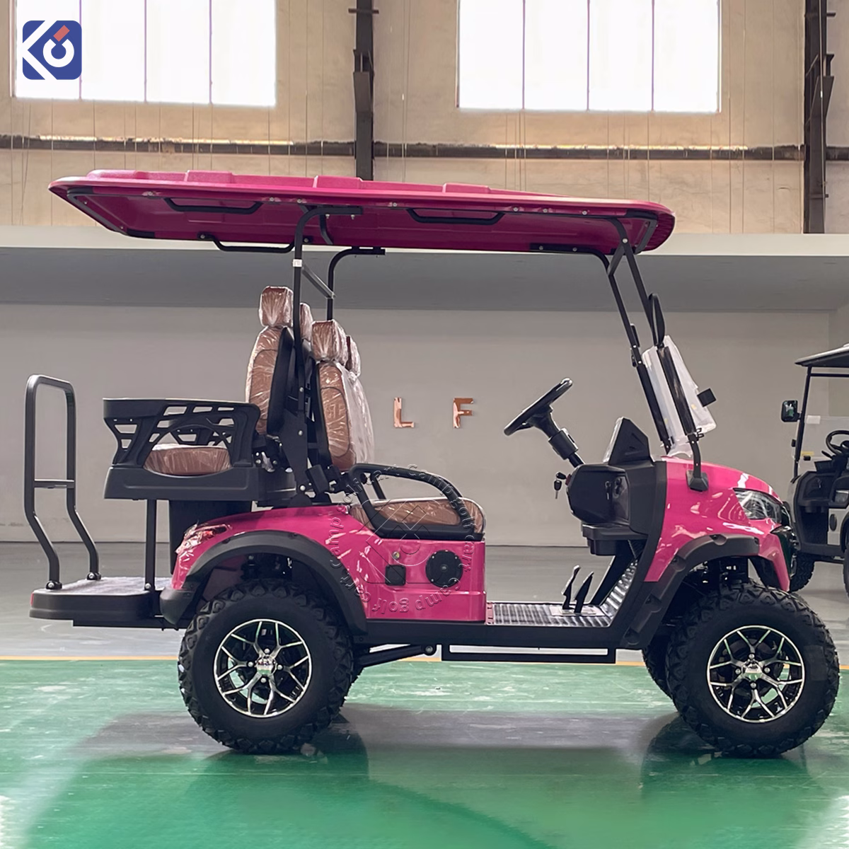 Custom 4-Seater Golf Cart for Dominica | CE Certified Manufacturer - Image 3