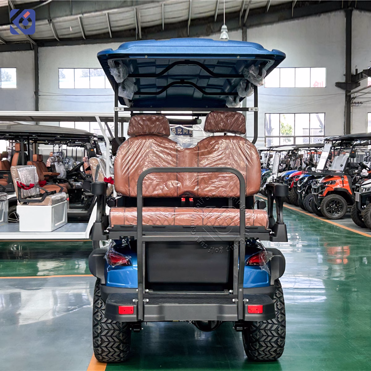 Custom 6 Seater Electric Golf Cart with 72V Lithium Battery - Image 9
