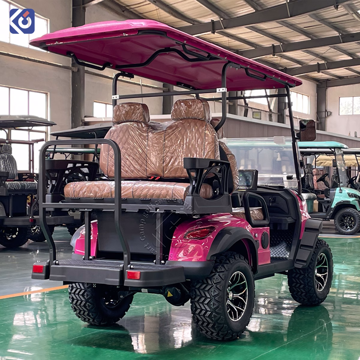 Custom 4-Seater Golf Cart for Dominica | CE Certified Manufacturer - Image 4