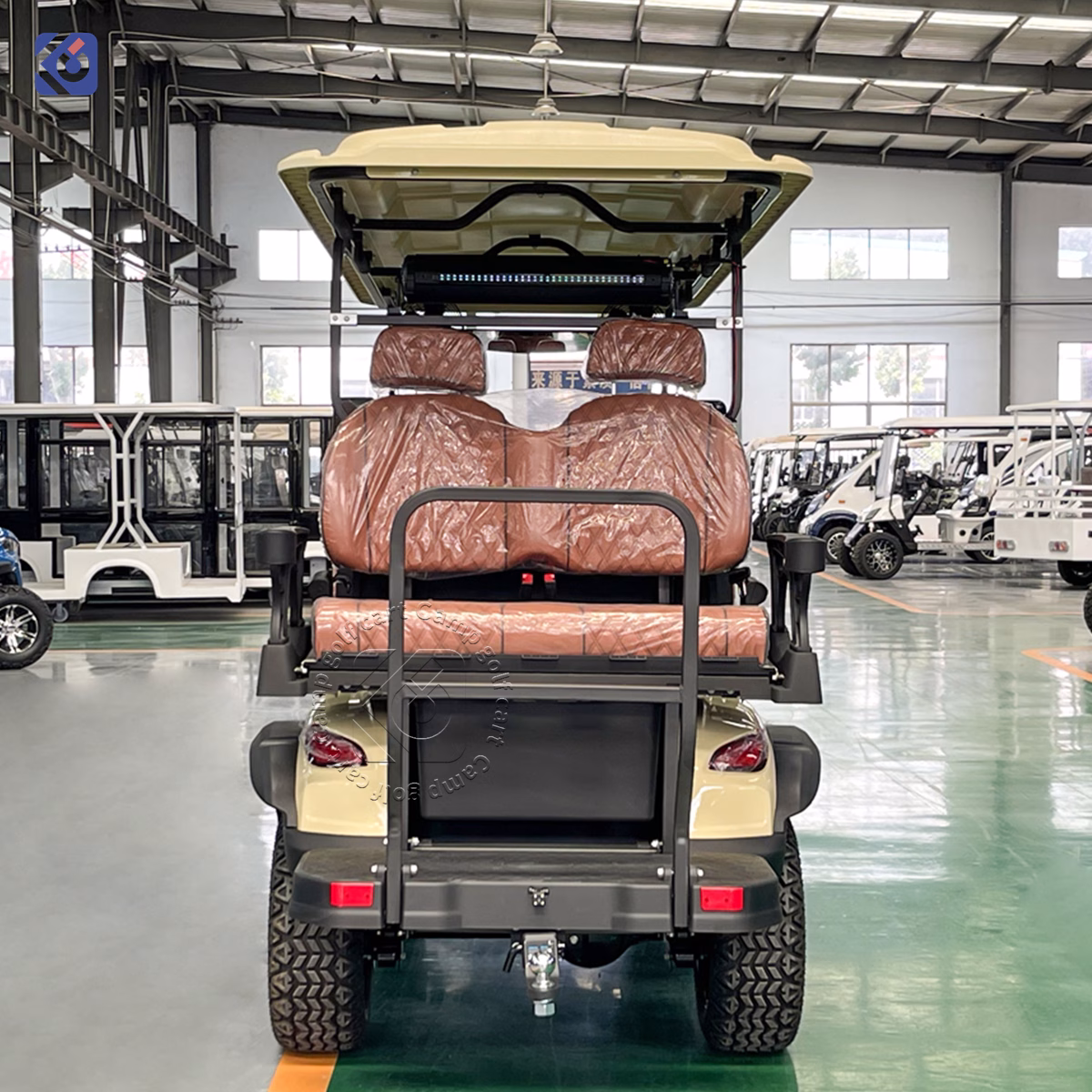 Custom 6-Seater Electric Golf Cart for Resorts, Hotels & Commercial Use - Image 6