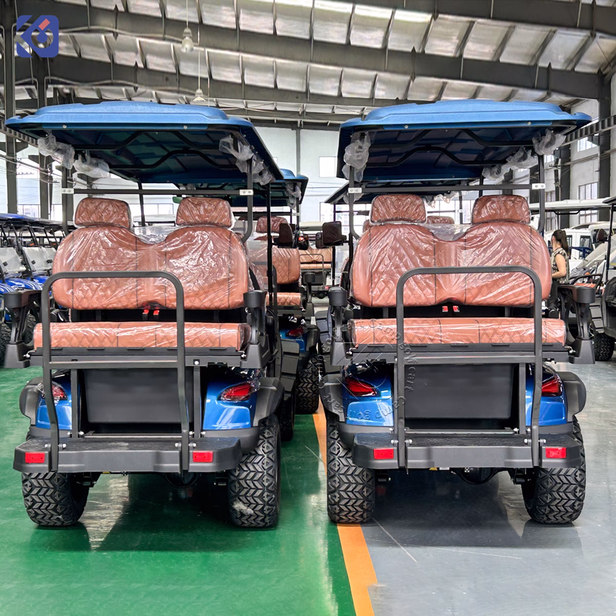 Custom 6 Seater Electric Golf Cart with 72V Lithium Battery - Image 8