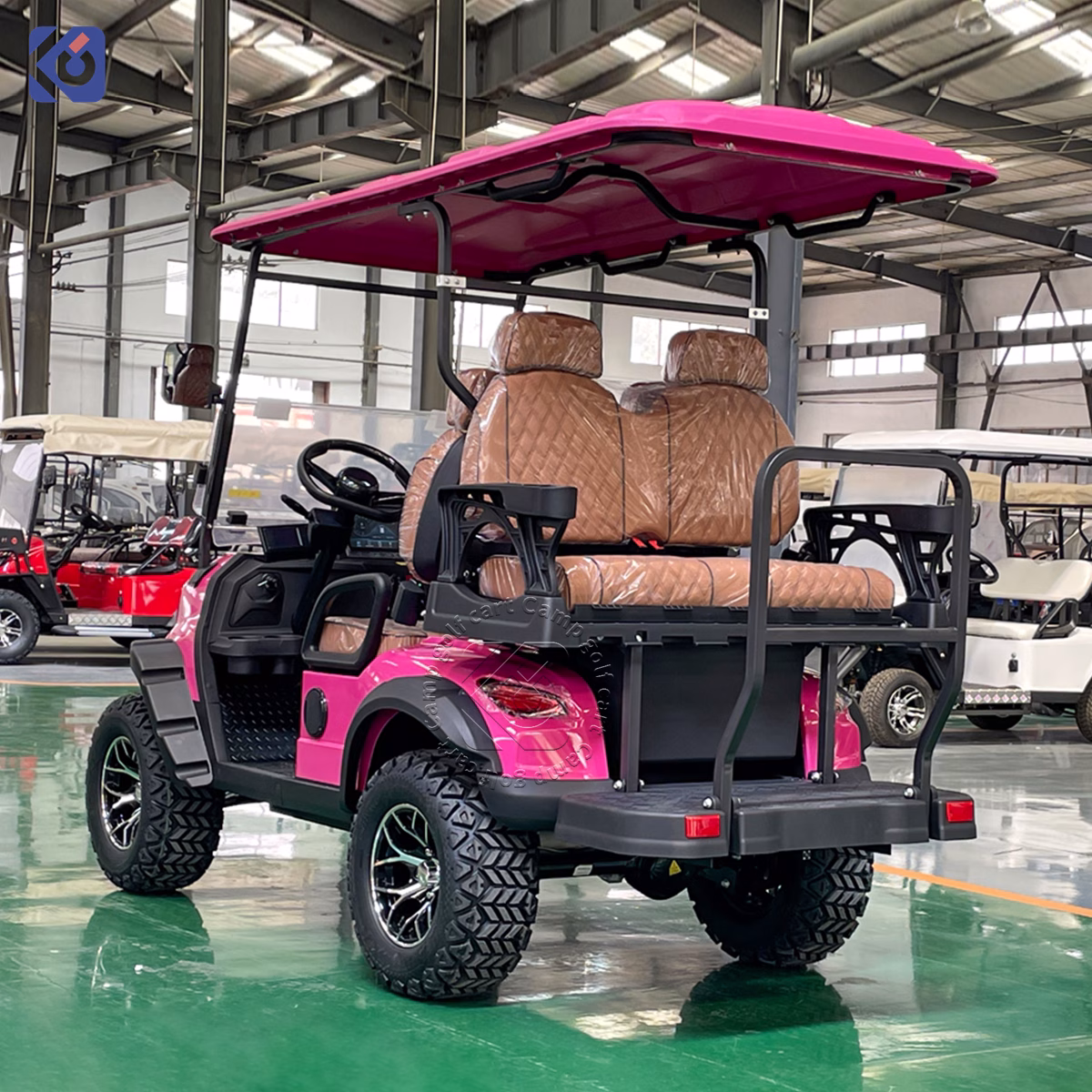 Custom 4-Seater Golf Cart for Dominica | CE Certified Manufacturer - Image 6