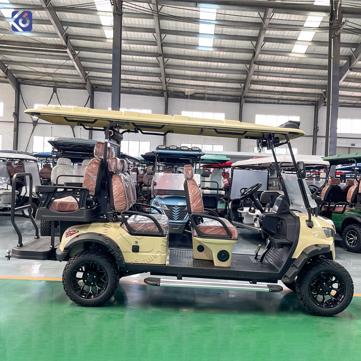 Custom 6-Seater Electric Golf Cart for Resorts, Hotels & Commercial Use - Image 4