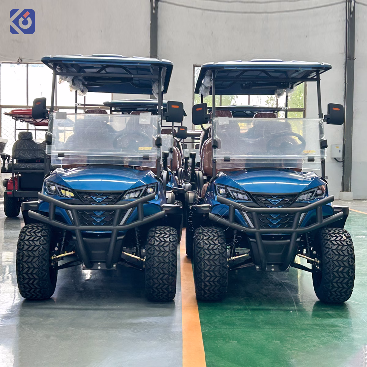 Custom 6 Seater Electric Golf Cart with 72V Lithium Battery - Image 2