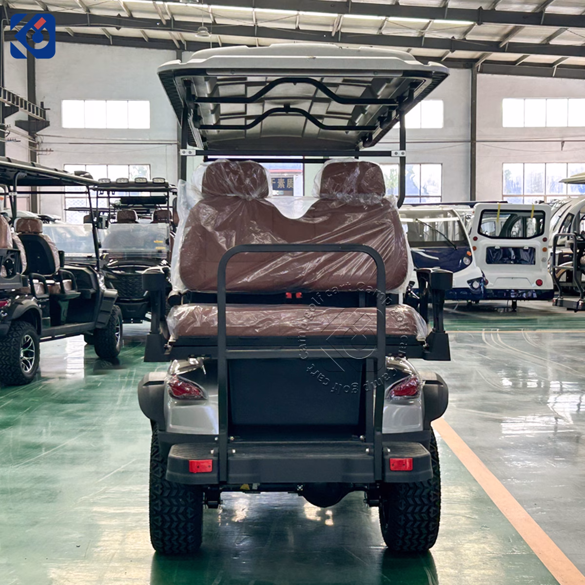 Custom 6 Seater Electric Golf Cart Designed for Belgium Market - Image 5